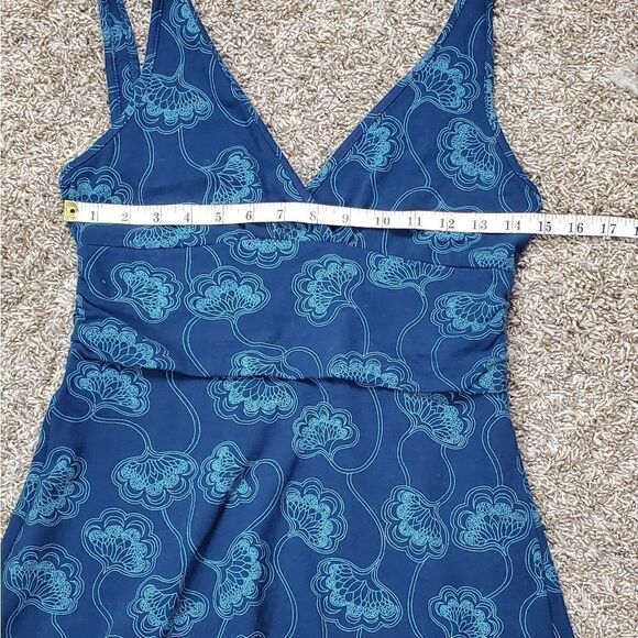 Patagonia Blue Floral Organic Tank Dress - Picture 4 of 5
